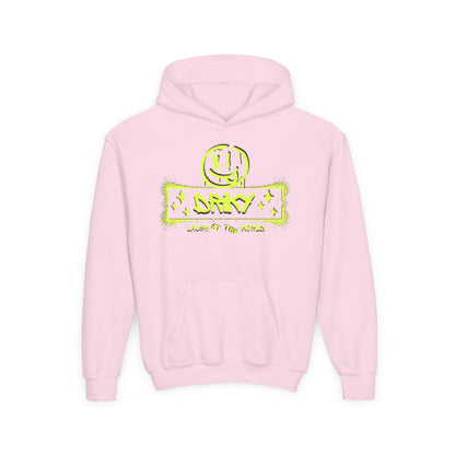 Driky Laugh at the World - Banana Sunshine - Youth Heavy Blend Hoodie