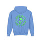 Drikyz Good Guys Finish Last - Green Monkey - (Back Print) Youth Heavy Blend Hoodie