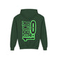 Youth Driky 1 point 0 Bro - Green Monkey Backprint - Heavy Blend Hoodie 16 Colors
