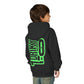 Driky 1 point 0 Bro - Green Monkey - (Back Print) Youth Heavy Blend Hoodie