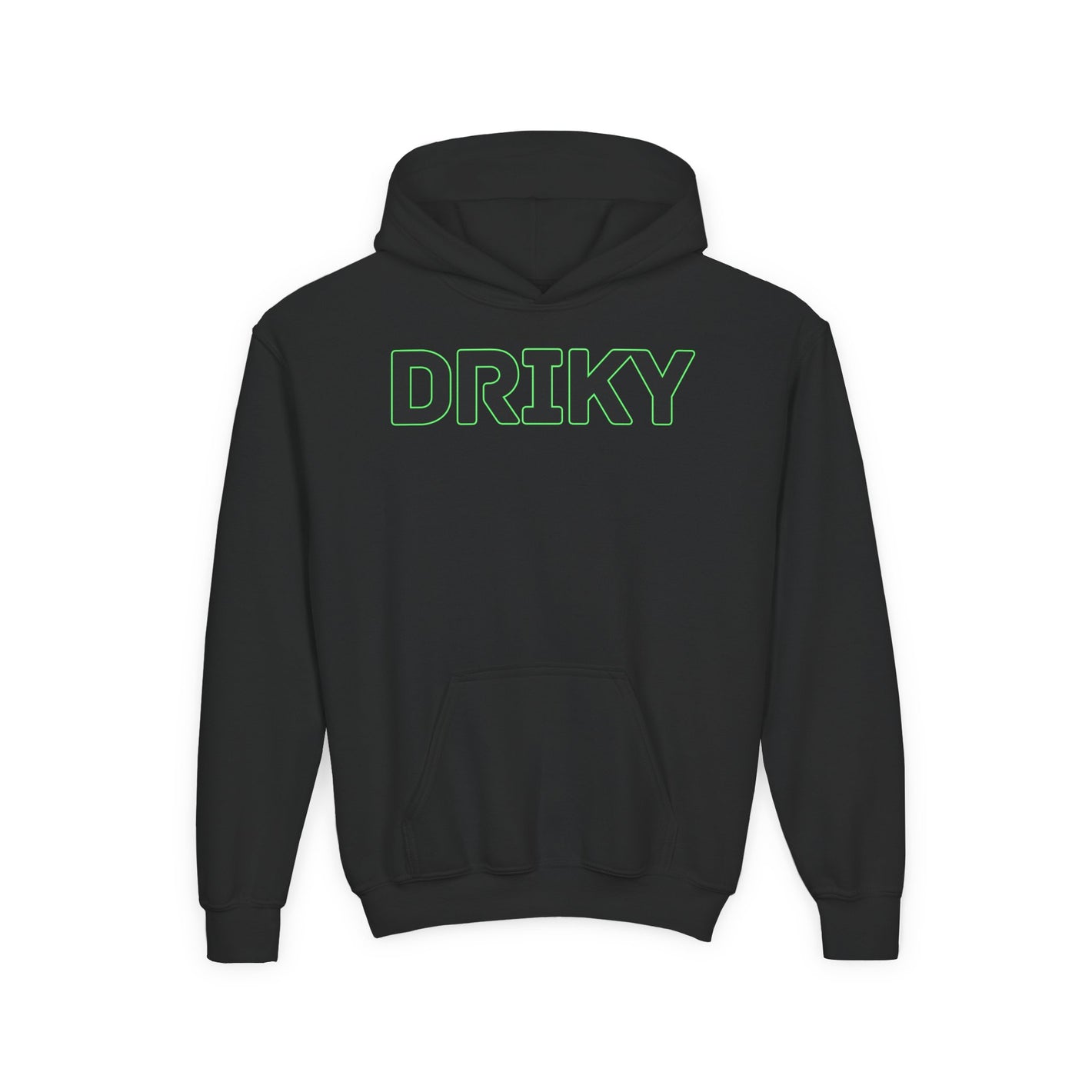 Drikyish - Green Monkey - Youth Heavy Blend Hoodie