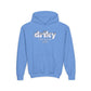 Driky ESTD Wear - White Night - Youth Heavy Blend Hoodie