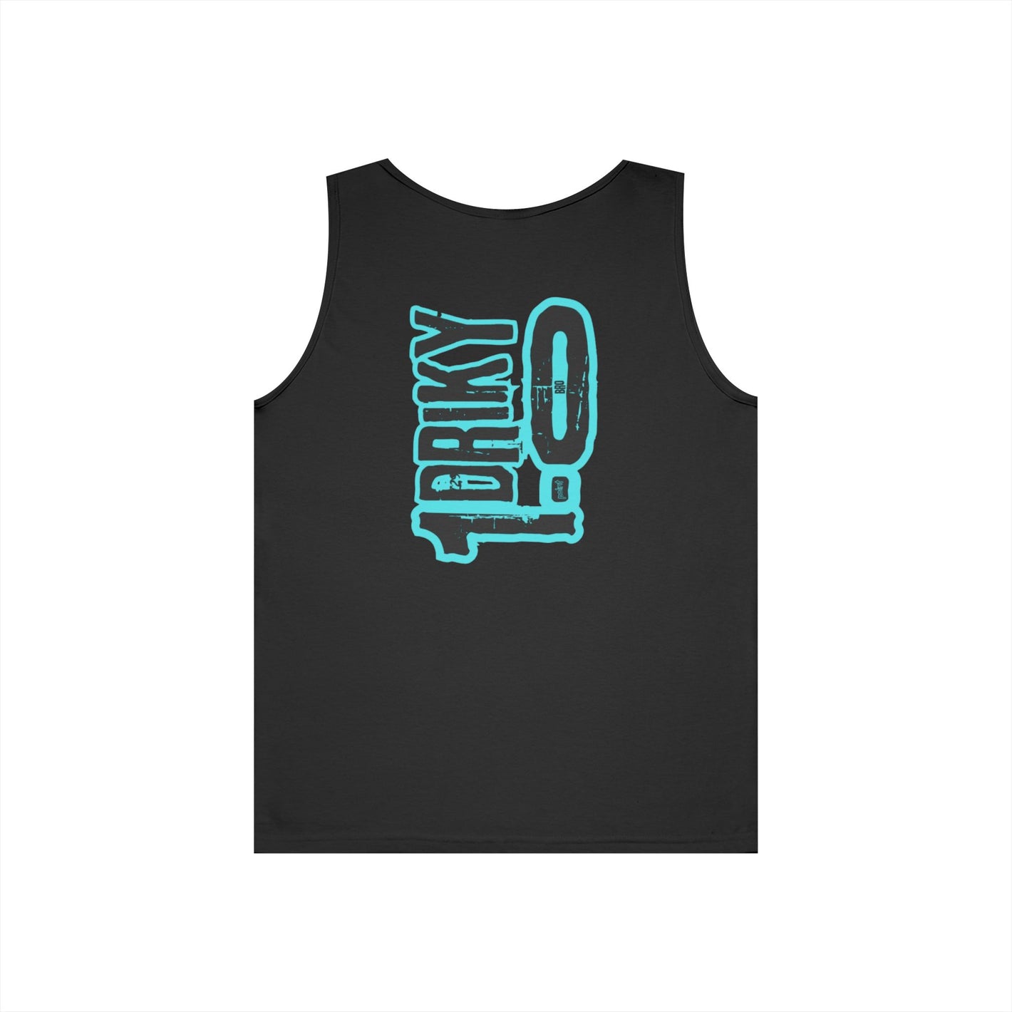 Driky 1 point 0 Bro - Blue Brain - (Back Print) Tank Top