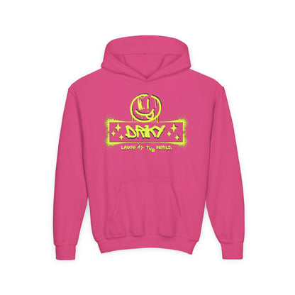 Driky Laugh at the World - Banana Sunshine - Youth Heavy Blend Hoodie