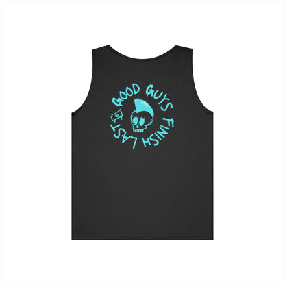 Drikyz Good Guys Finish Last - Blue Brain - (Back Print) Tank Top